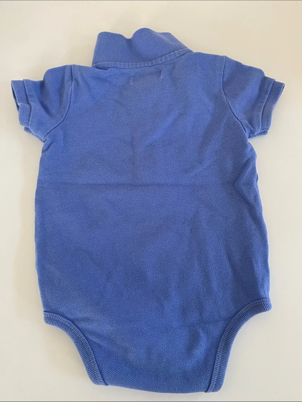 Ralph Lauren Baby 6M Royal Blue Polo Bodysuit with Yellow Pony